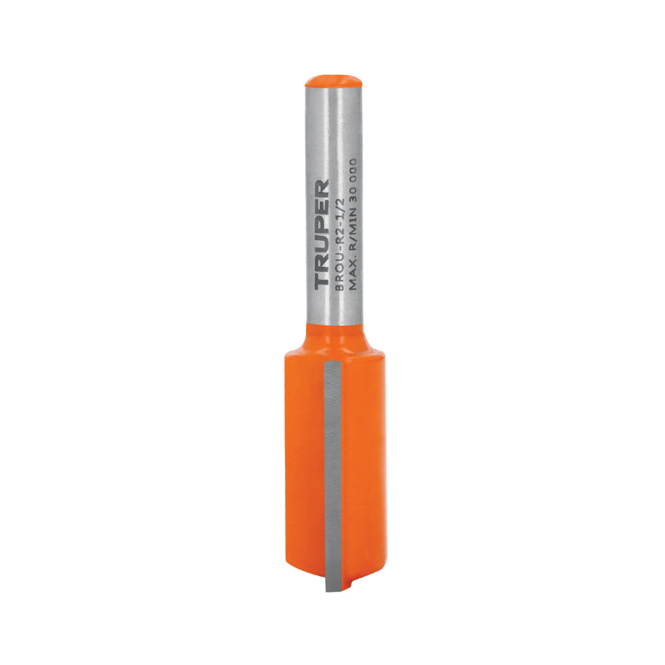 Fresa Truper BROU-R2-1/2 1/2 Corte Recto