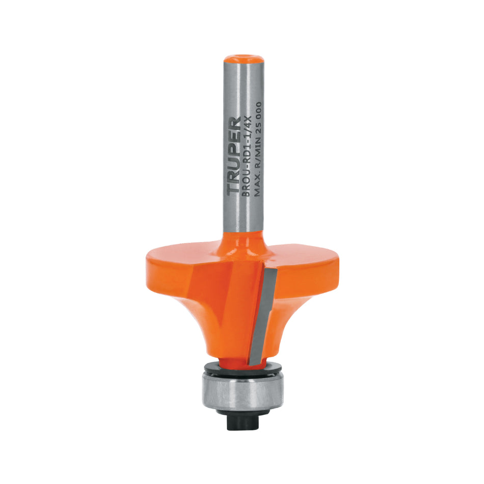 Fresa Truper BROU-RD1-1/4X 1-1/4 Corte Redondo + Balinera