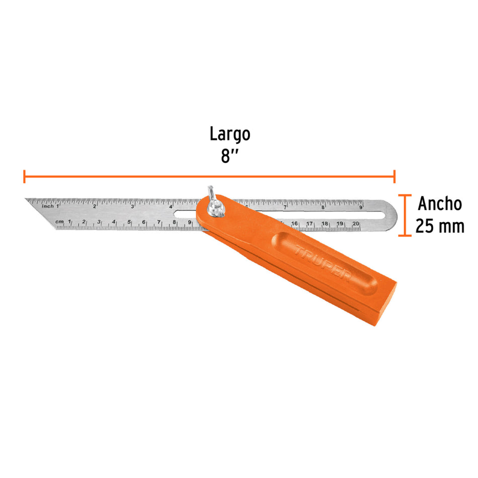 Falsa Escuadra 8" 200mm Truper EFT-8