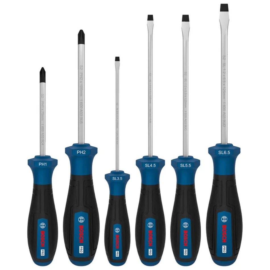 Juego de Destornilladores Pro Bosch PH/SL x 6 pz