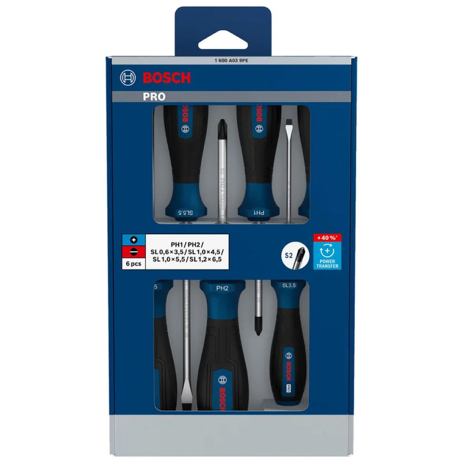 Juego de Destornilladores Pro Bosch PH/SL x 6 pz
