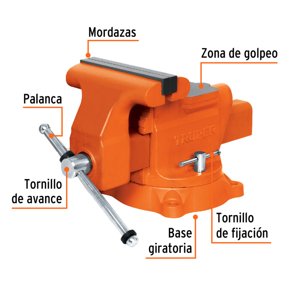 Prensa de Banco Truper TA-8 7-7/8"