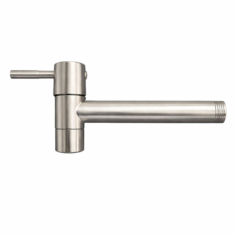Llave Lavadero Inox + Aireador Stretto
