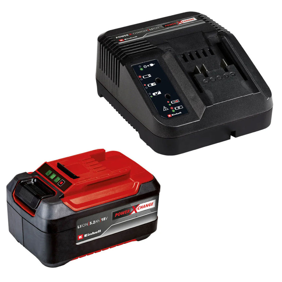 Batería PXC Starter Kit 18V 5.2Ah + Cargador Einhell 4512153