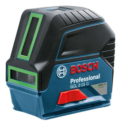 Nivel Laser Bosch GCL 2-15 G + RM1 + Maleta Luz Verde