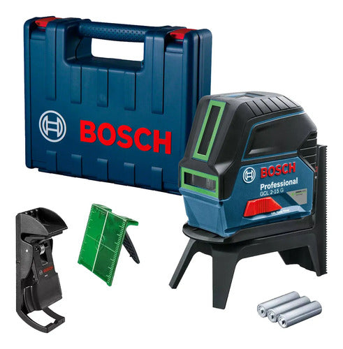 Nivel Laser Bosch GCL 2-15 G + RM1 + Maleta Luz Verde