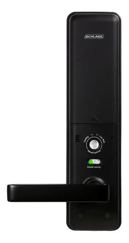 Cerradura Electrónica S-6800 Schlage con Clave, Lector de Huella y de Tarjeta