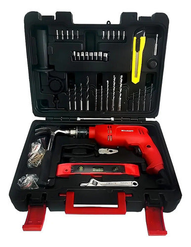 Taladro Percutor Vvr Einhell TC-ID 650 E KIT 1/2 650w + 98 Acc