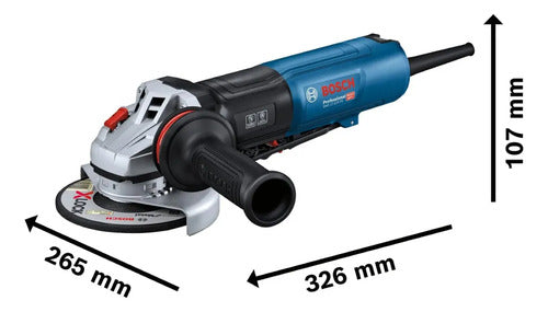 Pulidora 5" Bosch Heavy Duty GWS 17-125 PS 1700w Eje M14