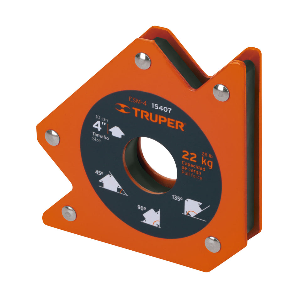 Escuadra Magnética 50 Lb 22 Kg Truper ESM-4