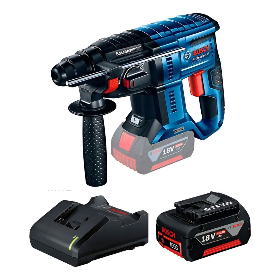 Rotomartillo SDS Plus Inalámbrico Bosch GBH 180-Li 1 Batería 18V 4Ah + Cargador 18V