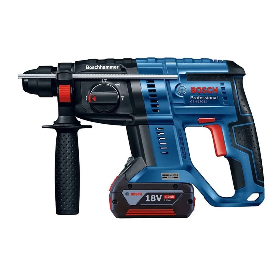 Rotomartillo SDS Plus Inalámbrico Bosch GBH 180-Li 1 Batería 18V 4Ah + Cargador 18V