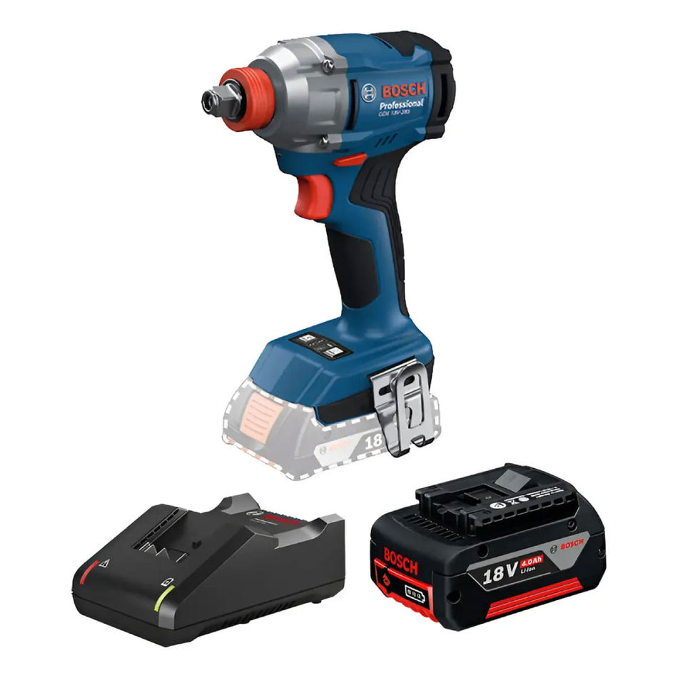 Llave de Impacto Inalámbrica Bosch GDX 18V-285 + 1 Batería 18V 4Ah + Cargador 18V