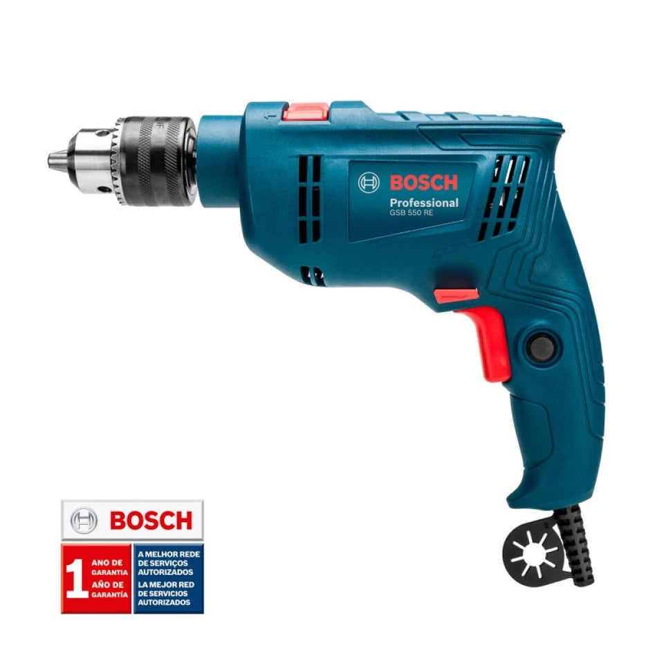 Taladro Percutor Vvr Bosch Pro GSB 550 RE 1/2 550w